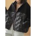 Luxury Beige hooded Patchwork Pockets Winter Duck Down Jackets