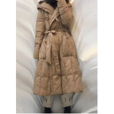 New Khaki Pockets Button Loose Winter Duck Down Jacket